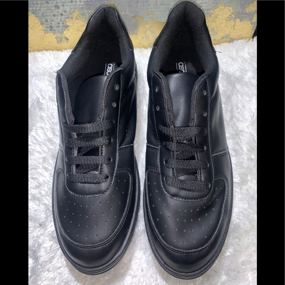 ASOS Design Men’s Black Flatform Sneakers Size 8